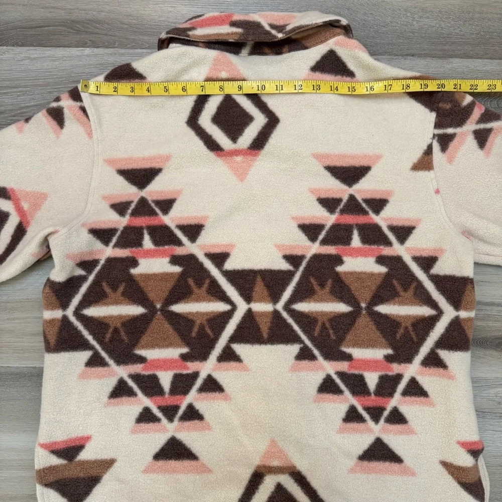 Sanctuary Southwestern Fleece Shirt Jacket Women’s Large - Picture 5 of 6